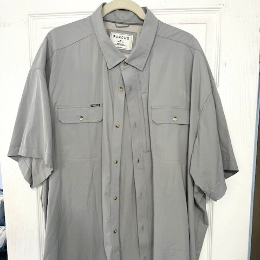 Poncho Original Shirt - Gray - XXXL